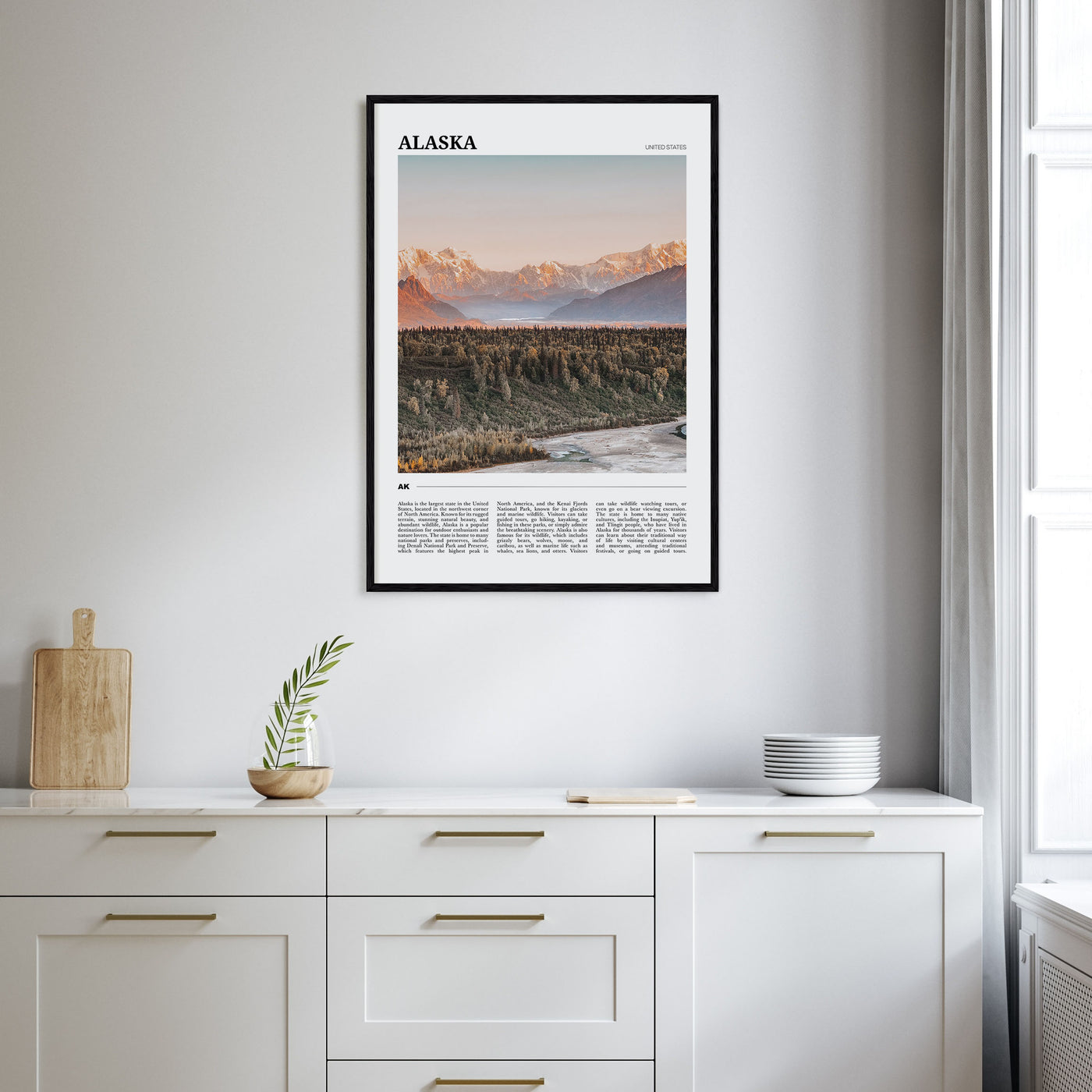 Alaska Travel Color No 2 Poster
