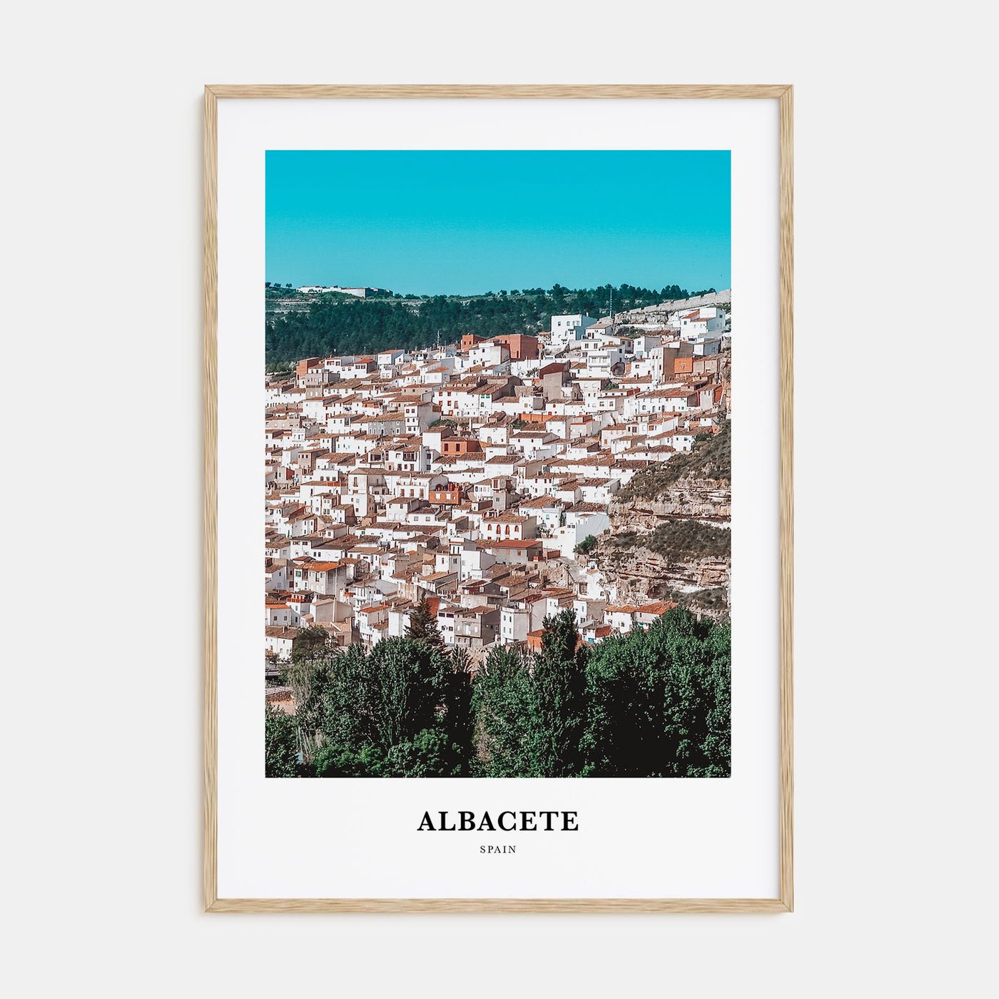 Albacete Portrait Color Poster