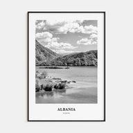 Albania Portrait B&W No 2 Poster