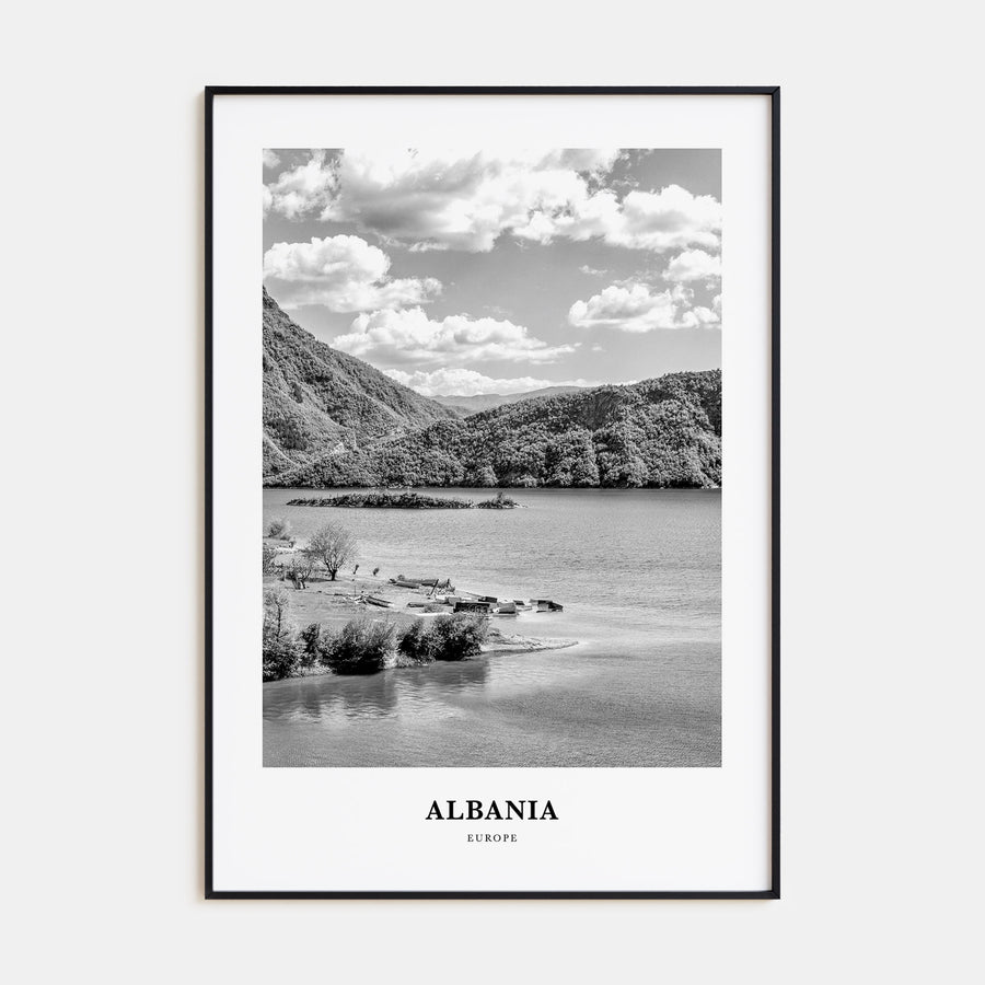 Albania Portrait B&W No 2 Poster