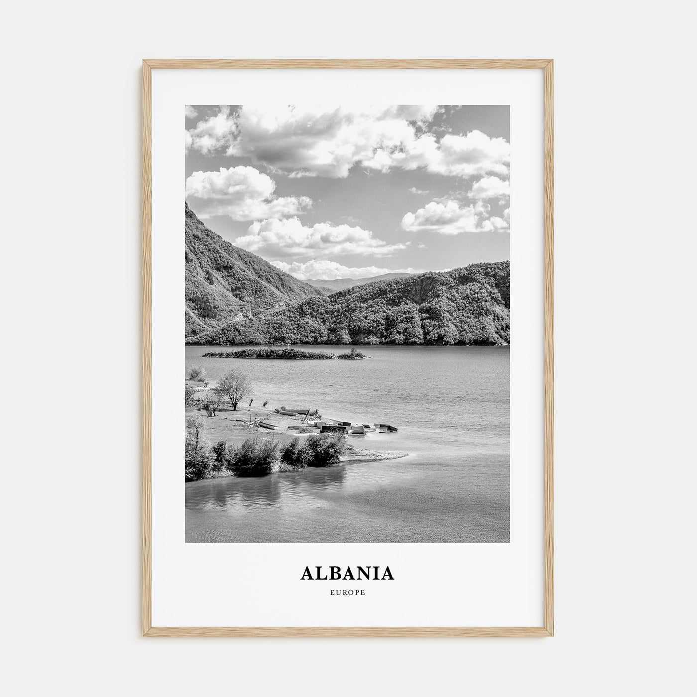 Albania Portrait B&W No 2 Poster