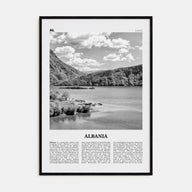 Albania Travel B&W No 1 Poster