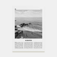 Albania Travel B&W No 2 Poster