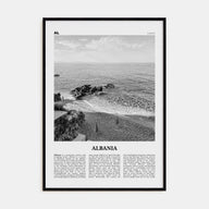 Albania Travel B&W No 2 Poster