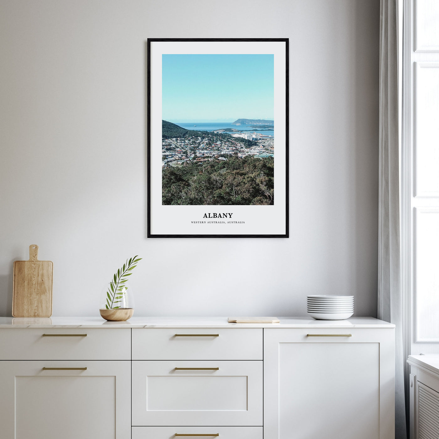 Albany, Australia Portrait Color Poster