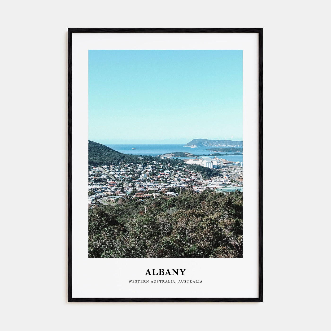 Albany, Australia Portrait Color Poster