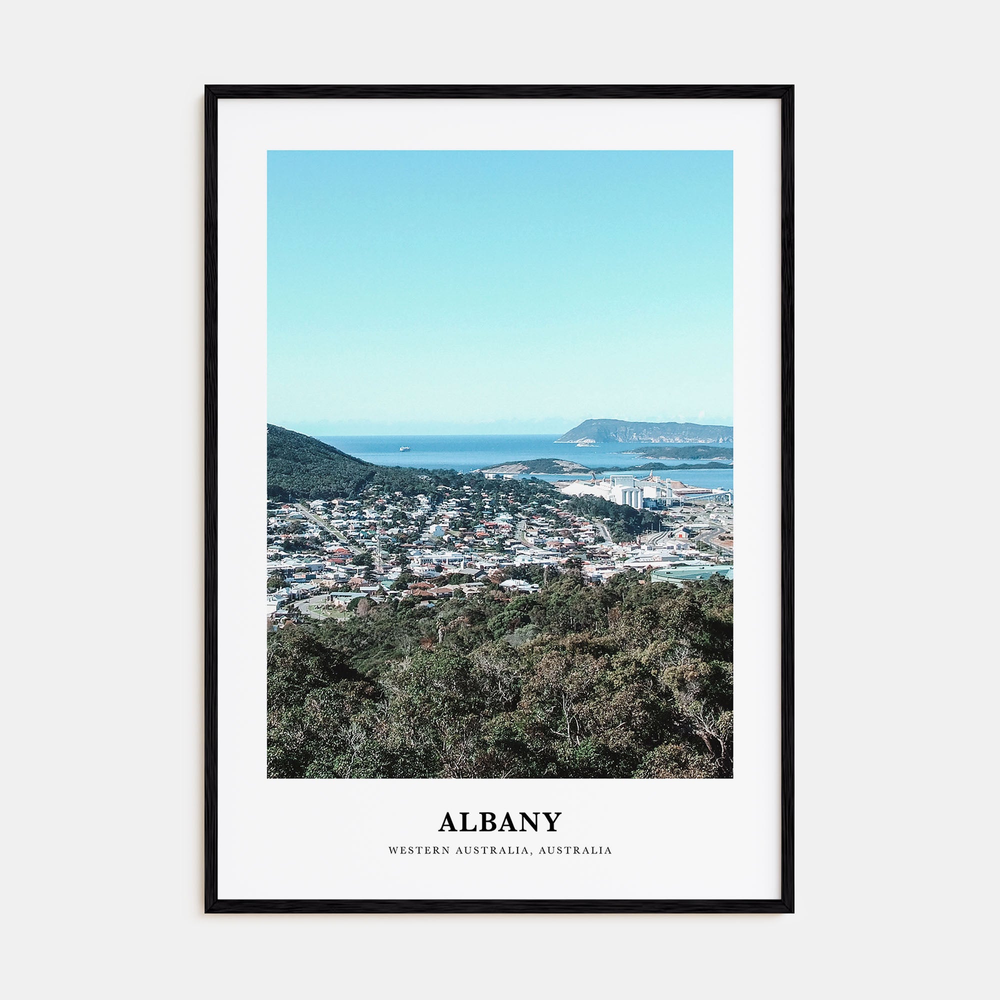 Albany, Australia Portrait Color Poster