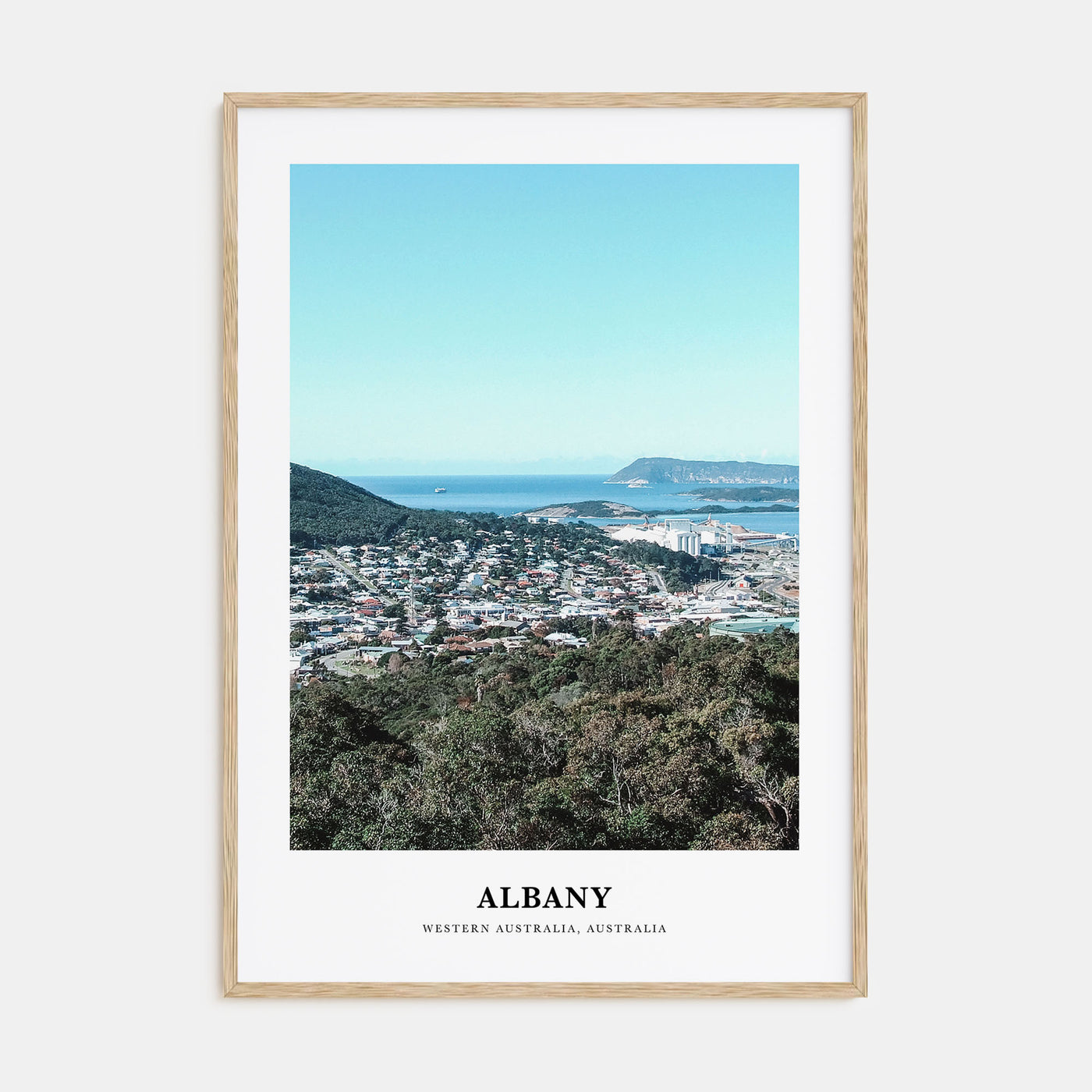 Albany, Australia Portrait Color Poster