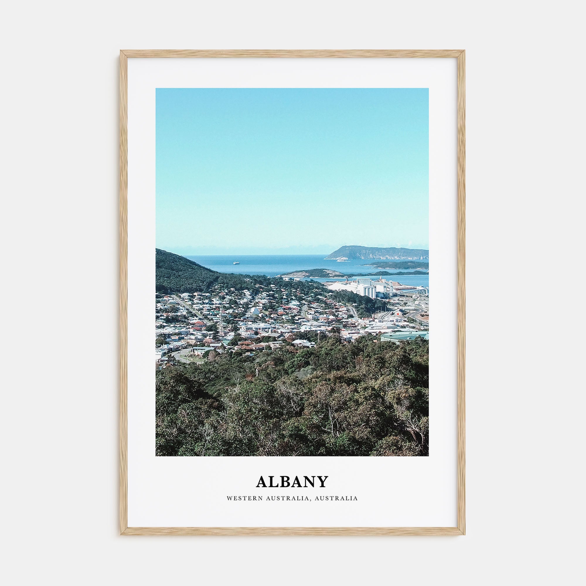 Albany, Australia Portrait Color Poster