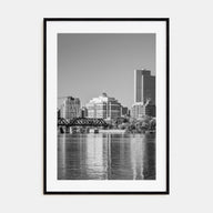 Albany, New York Photo B&W Poster