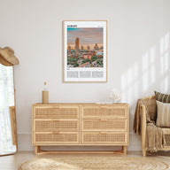 Albany, New York Travel Color Poster