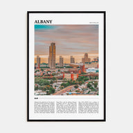Albany, New York Travel Color Poster
