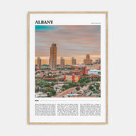 Albany, New York Travel Color Poster