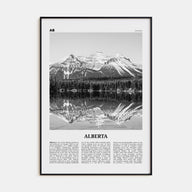Alberta Travel B&W Poster