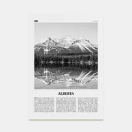 Alberta Travel B&W Poster