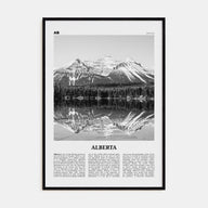 Alberta Travel B&W Poster