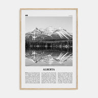 Alberta Travel B&W Poster