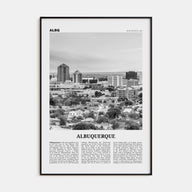 Albuquerque Travel B&W Poster