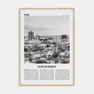 Albuquerque Travel B&W Poster