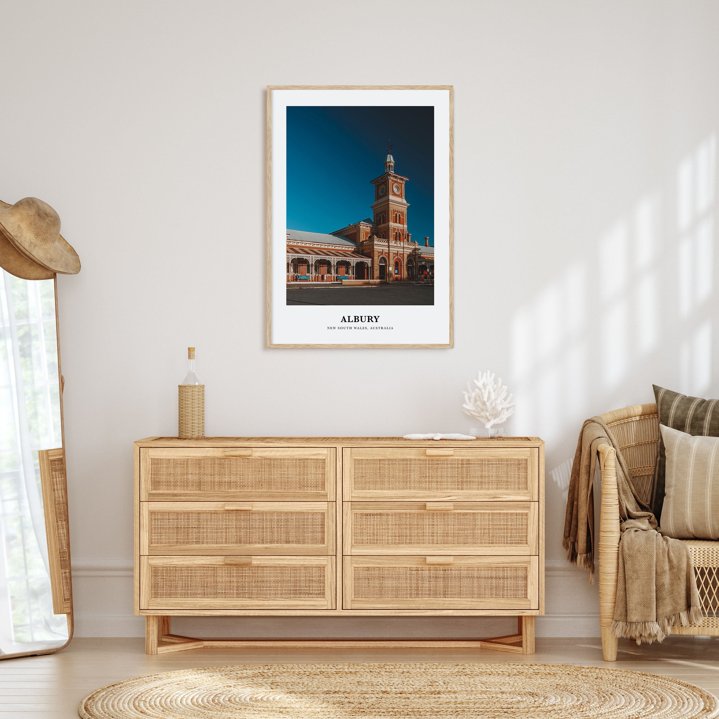 Albury Portrait Color Poster