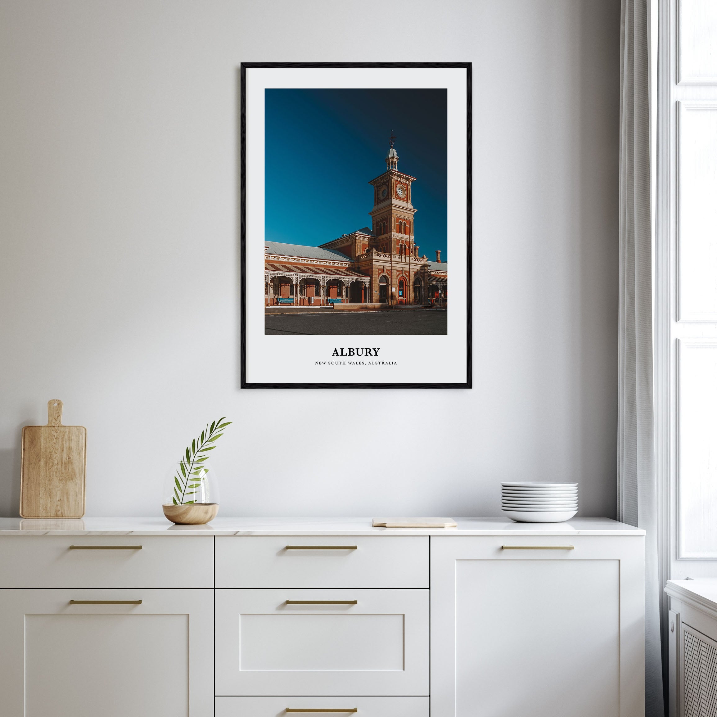 Albury Portrait Color Poster
