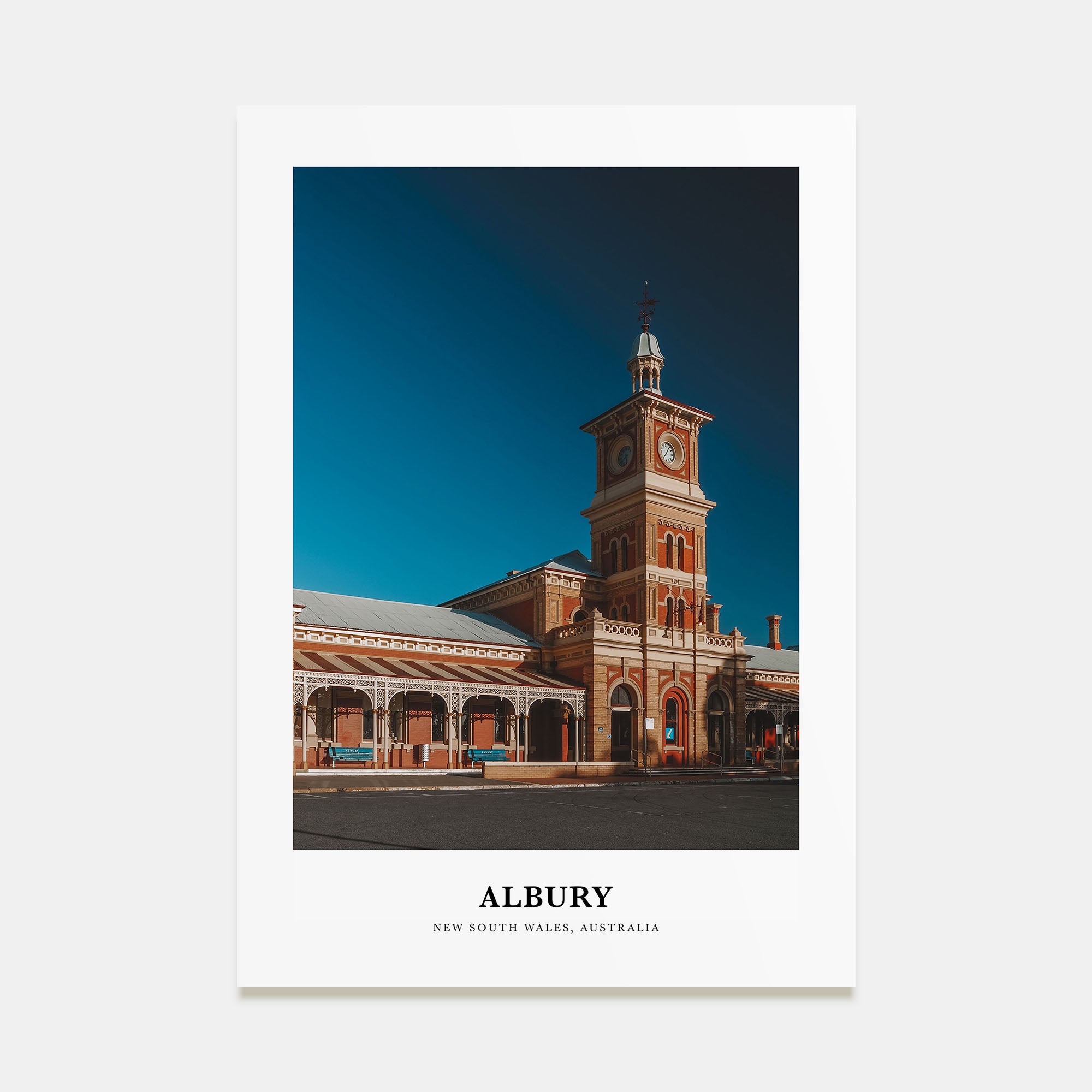 Albury Portrait Color Poster