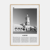 Albury Travel B&W Poster