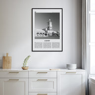 Albury Travel B&W Poster