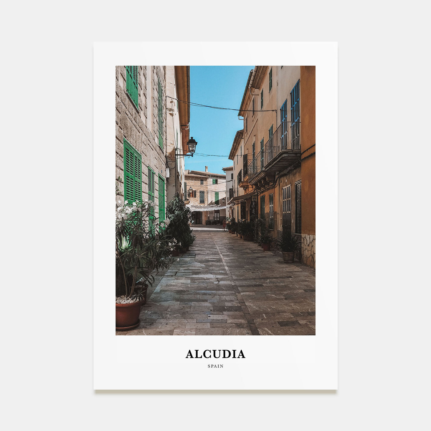 Alcudia Portrait Color Poster