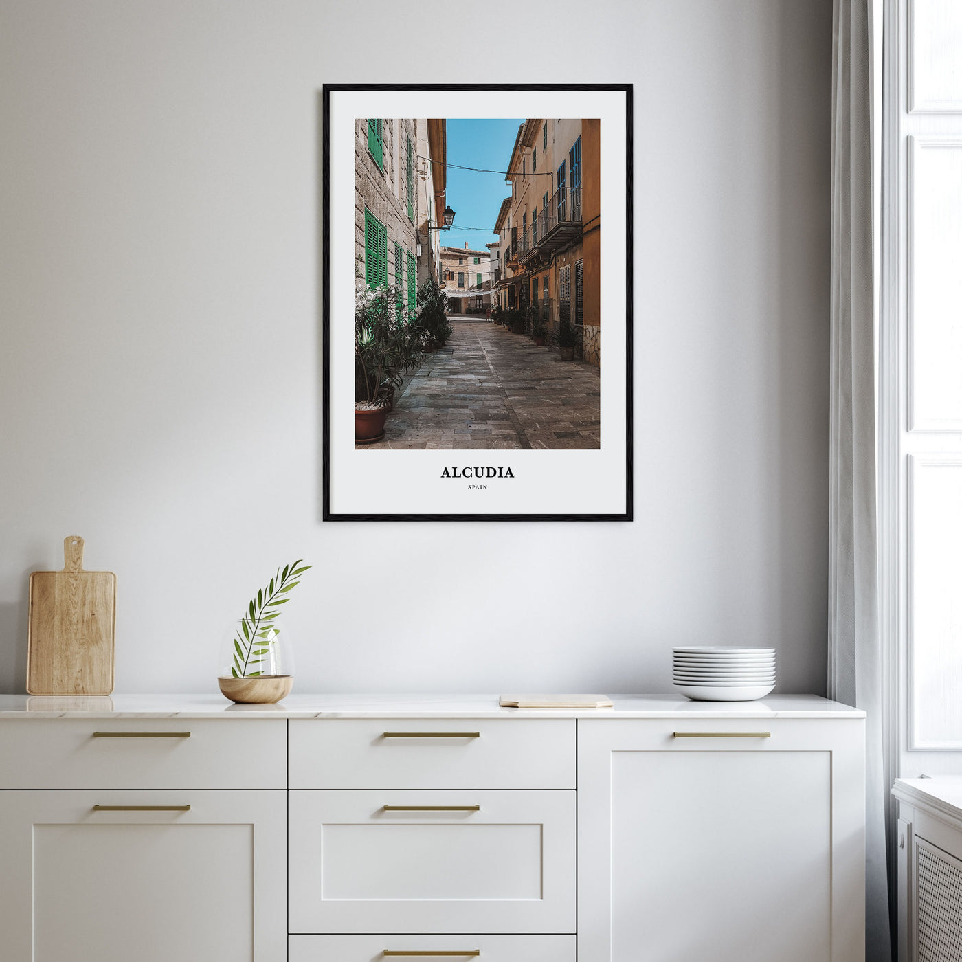 Alcudia Portrait Color Poster