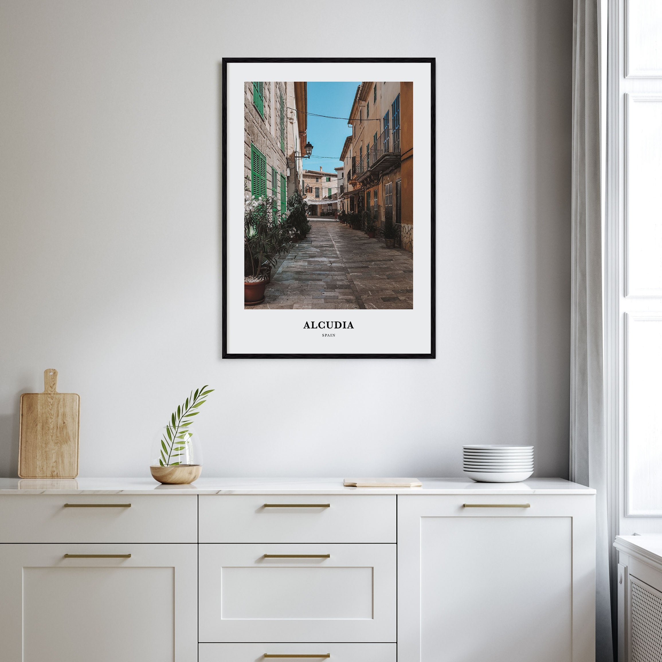 Alcudia Portrait Color Poster