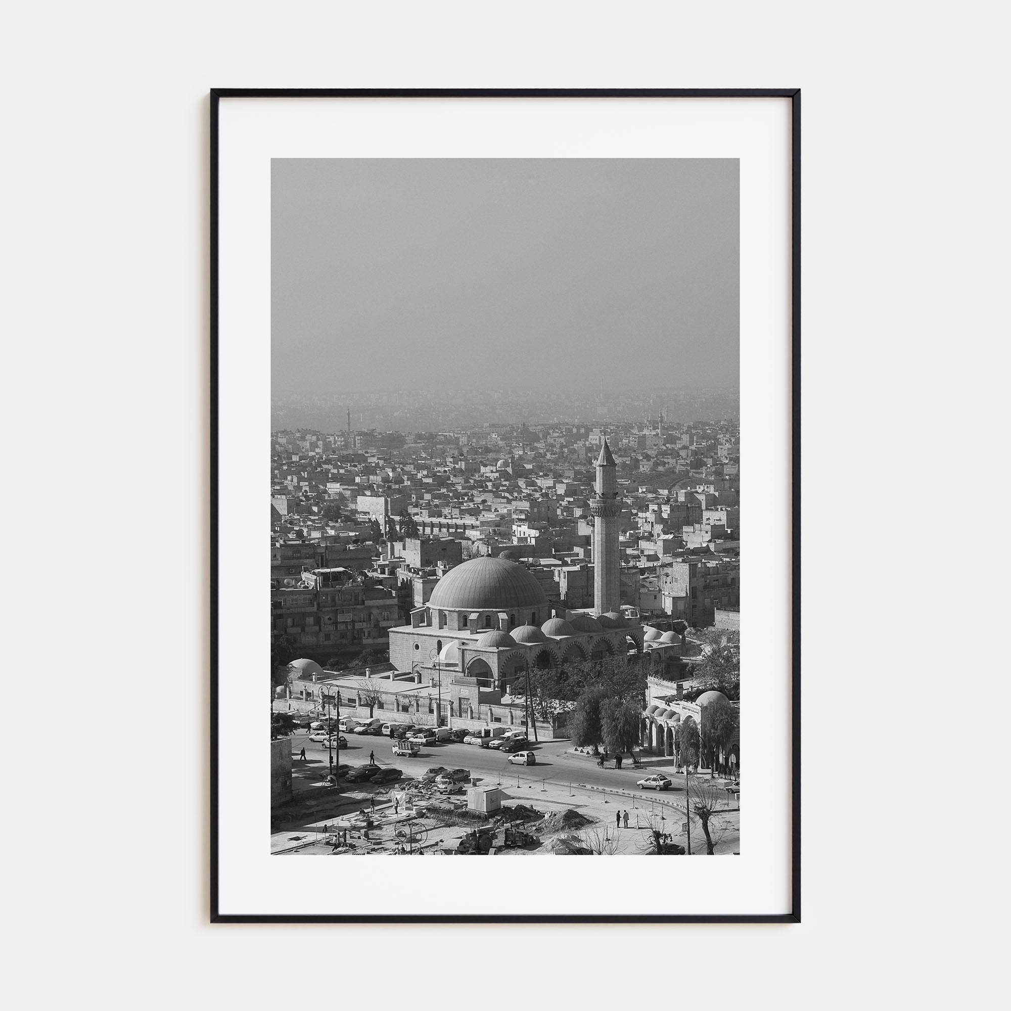 Aleppo Photo B&W Poster