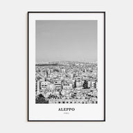 Aleppo Portrait B&W Poster