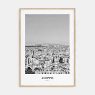 Aleppo Portrait B&W Poster