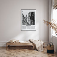 Alessandria Travel B&W Poster