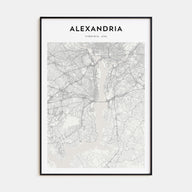 Alexandria, Virginia Map Portrait Poster