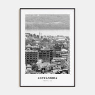 Alexandria, Virginia Portrait B&W Poster