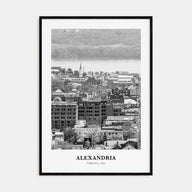 Alexandria, Virginia Portrait B&W Poster
