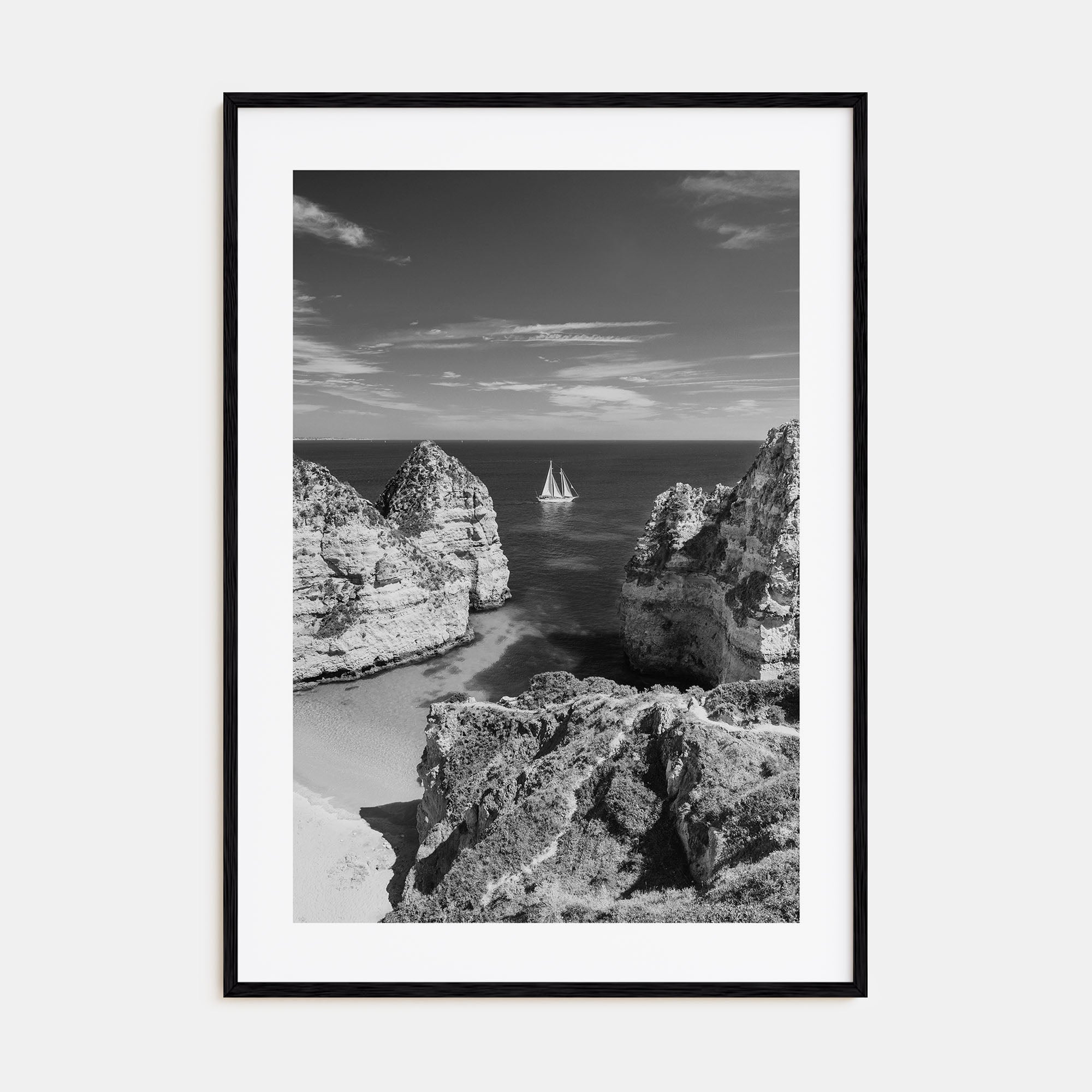 Algarve Photo B&W Poster