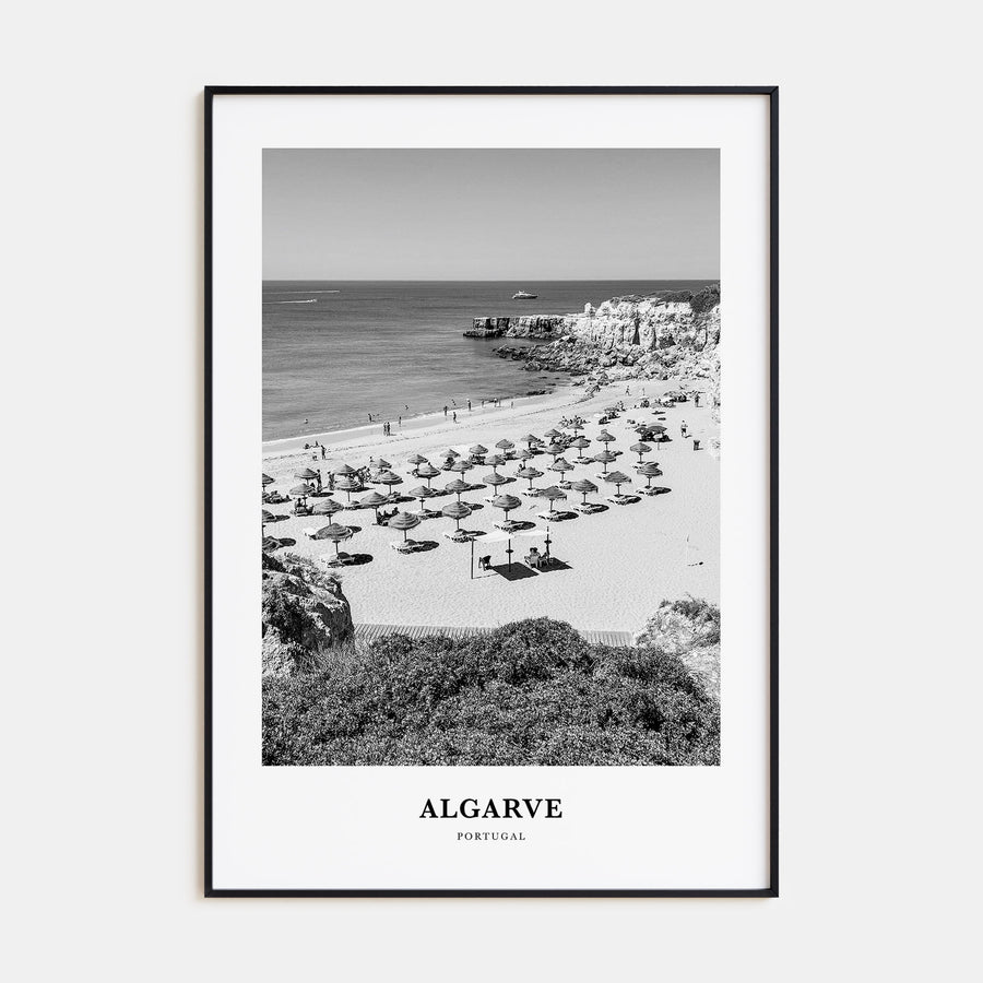 Algarve Portrait B&W Poster