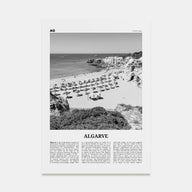 Algarve Travel B&W Poster