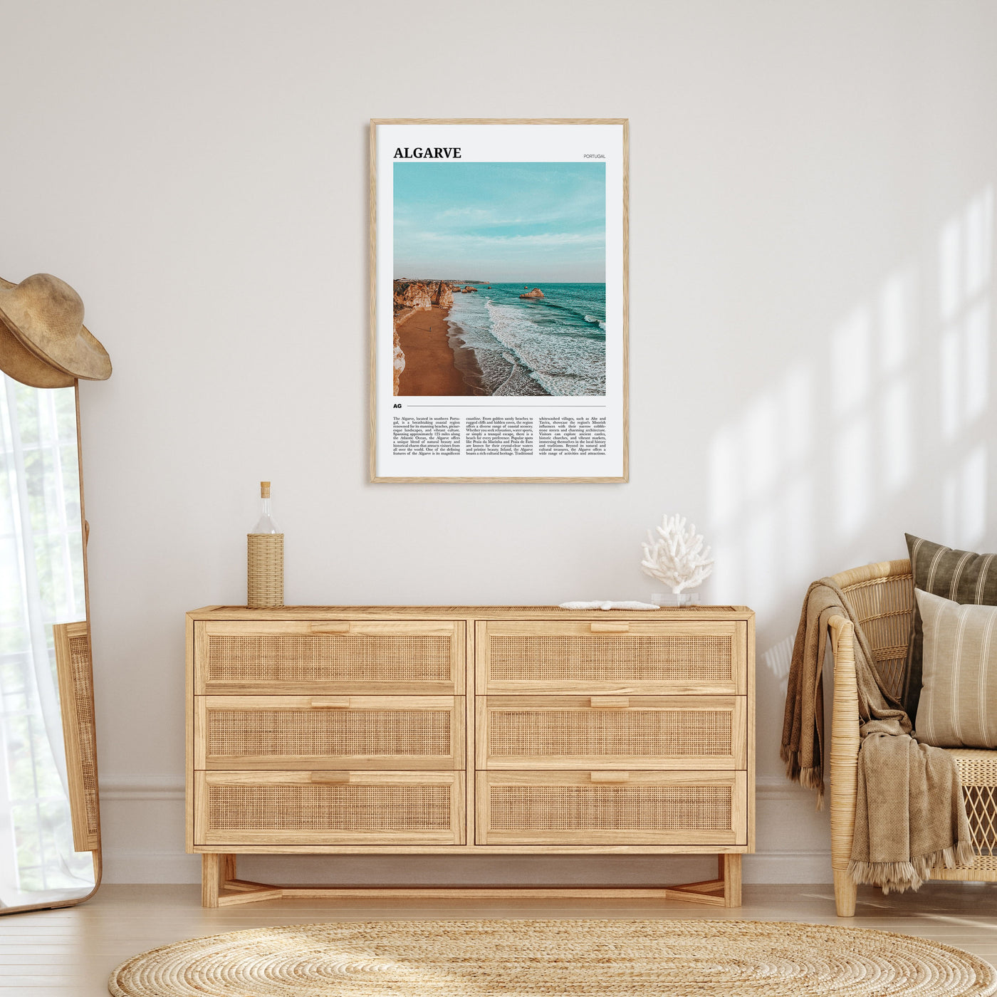 Algarve Travel Color Poster
