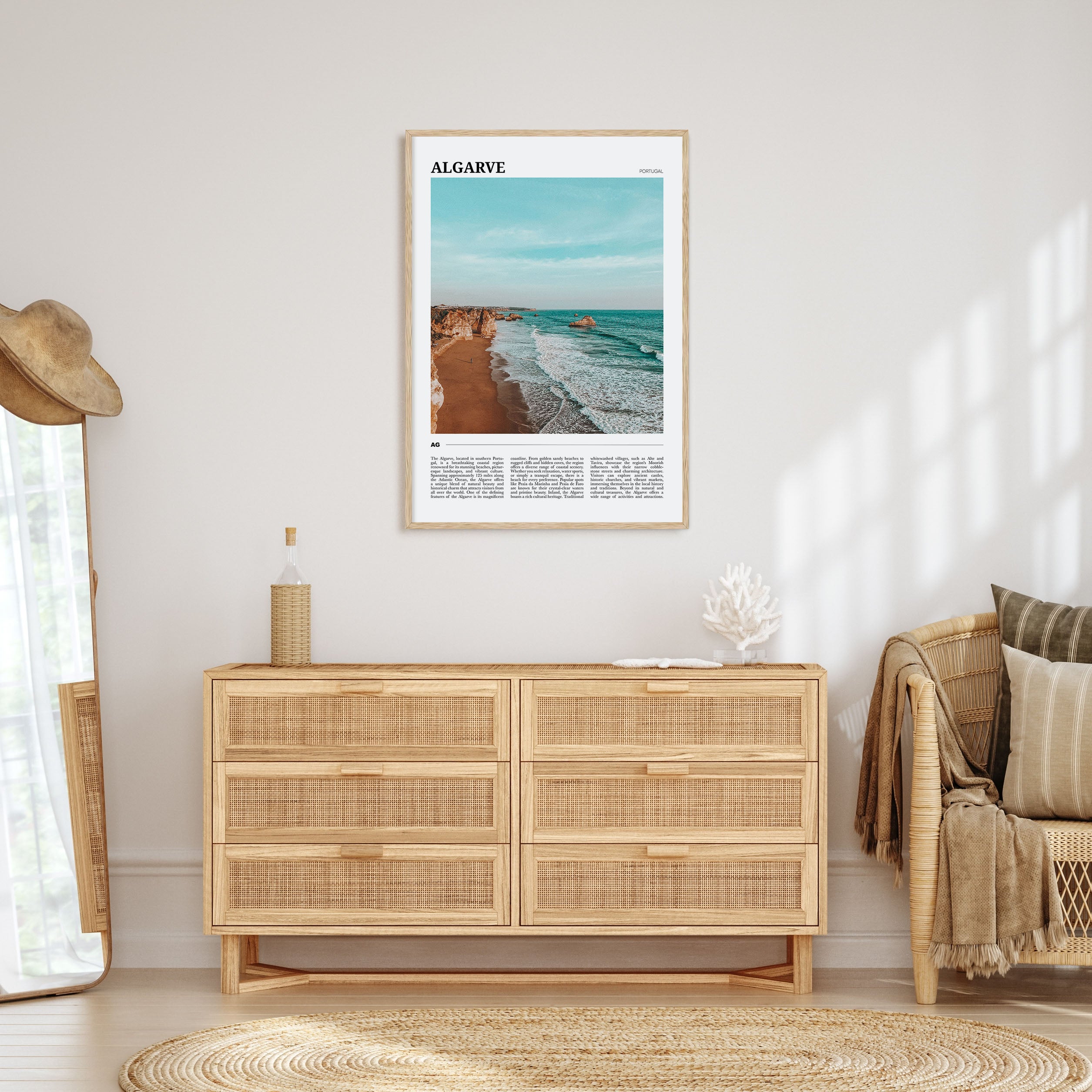 Algarve Travel Color Poster