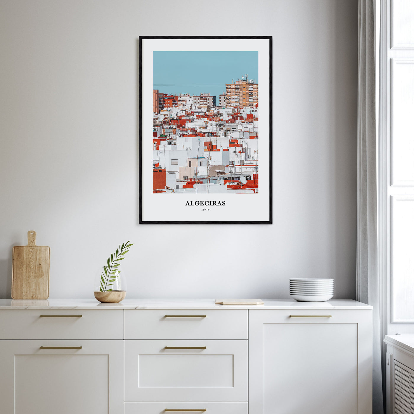 Algeciras Portrait Color Poster