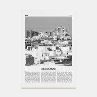 Algeciras Travel B&W Poster