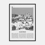 Algeciras Travel B&W Poster