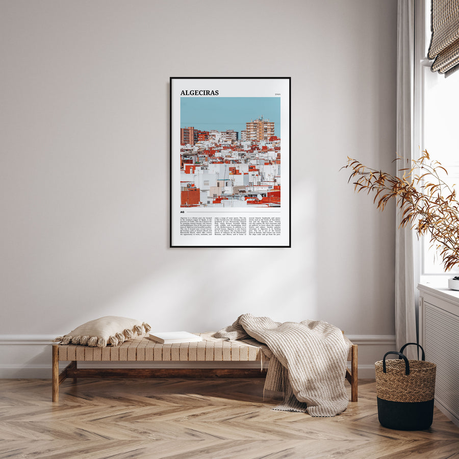 Algeciras Travel Color Poster
