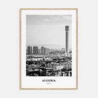 Algeria Portrait B&W Poster