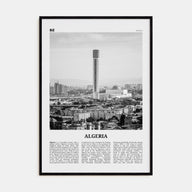 Algeria Travel B&W Poster