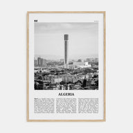 Algeria Travel B&W Poster